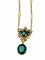 Collier Collier pendentif en or jaune 18 carats tourmaline, indigolite et diamants 58 Facettes