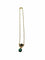 Collier Collier pendentif en or jaune 18 carats tourmaline, indigolite et diamants 58 Facettes