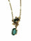 Collier Collier pendentif en or jaune 18 carats tourmaline, indigolite et diamants 58 Facettes