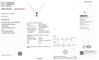 Collier Collier pendentif en or jaune 18 carats tourmaline, indigolite et diamants 58 Facettes