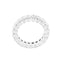 Bague 56 Eternity - Bague en or blanc et diamants HRD 58 Facettes