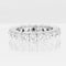 Bague 56 Eternity - Bague en or blanc et diamants HRD 58 Facettes