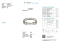Bague 56 Eternity - Bague en or blanc et diamants HRD 58 Facettes