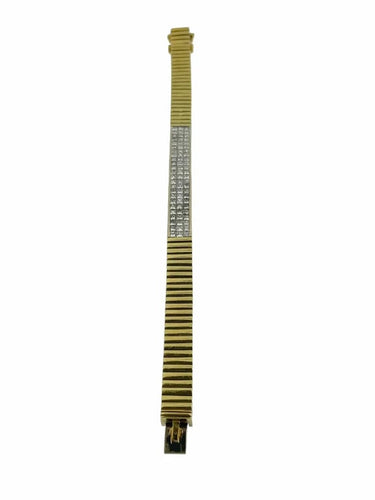 Bracelet Bracelet tennis - Bracelet en or jaune et blanc 18 carats et diamants 58 Facettes