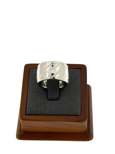 Bague 55 Chopard Chopardissimo - Bague grand modèle en or blanc 18 carats 58 Facettes