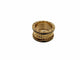 Bague 54.5 Bulgari B.zero1 - Bague en or rose 18 carats et céramique 58 Facettes