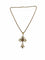 Collier Crucifix traditionnel portugais - Collier en or jaune 19 carats 58 Facettes