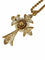 Collier Crucifix traditionnel portugais - Collier en or jaune 19 carats 58 Facettes