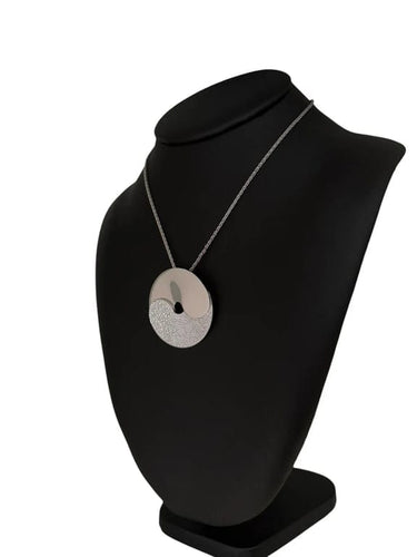 Pendentif Dinh Van Double Sens - Pendentif en or blanc 18 carats et diamants 58 Facettes