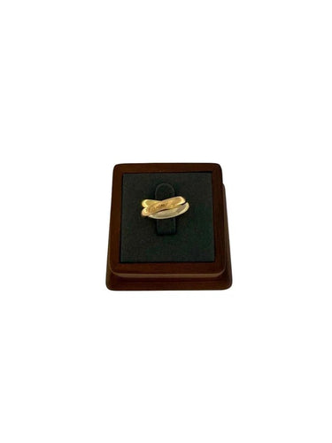 Bague 48 Cartier Trinity - Bague Trinity en or jaune, or blanc et or rose 18 carats 58 Facettes