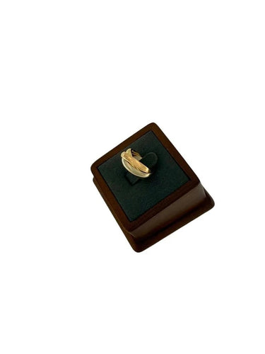 Bague 48 Cartier Trinity - Bague Trinity en or jaune, or blanc et or rose 18 carats 58 Facettes