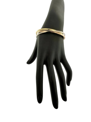 Bracelet Cartier Trinity - Bracelet en or jaune, blanc et rose 18 carats 58 Facettes