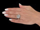 Bague 57 Chopard Happy Spirit - Bague en or blanc et diamants 58 Facettes
