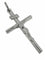 Pendentif UnoAErre - Pendentif crucifix en or blanc 18 carats 58 Facettes