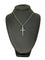 Pendentif UnoAErre - Pendentif crucifix en or blanc 18 carats 58 Facettes