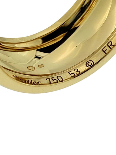 Bague 53 Cartier - Bague « C » en or jaune 18 carats 58 Facettes