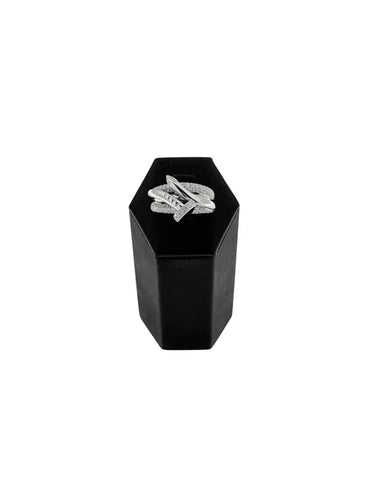Bague 55 Vendome Ligne Vendôme - Bague en or blanc 18 carats et diamants 58 Facettes