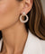 Boucles d'oreilles Boucles d'oreilles italiennes en or rose et diamants 58 Facettes