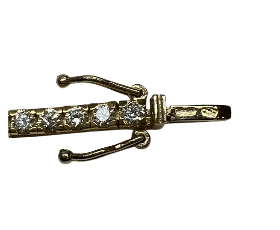 Bracelet Bracelet rivière de diamants en or 18k 58 Facettes