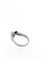 Bague 59 Bague italienne en or blanc 18 carats et diamants 58 Facettes