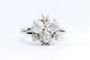 Bague 53 Bague en platine et or blanc avec diamants taille ancienne 58 Facettes