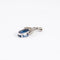 Pendentif Pendentif saphir et diamants en platine et or blanc 18 ct 58 Facettes