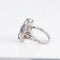 Bague 55 Bague Art déco en platine avec saphirs et diamants 58 Facettes 1