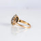 Bague 55 Bague marguerite saphir et diamants en or 18 ct 58 Facettes 1
