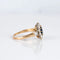 Bague 55 Bague marguerite saphir et diamants en or 18 ct 58 Facettes 1