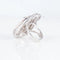 Bague 52 Bague spirale en or blanc 18 ct avec diamants 58 Facettes 1