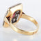 Bague 59 Bague grenat et diamants en or 14K 58 Facettes 220382