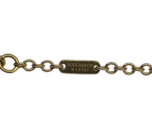 Collier Boucheron Serpent de Bohème - Pendentif sur chaîne en or jaune 18k et diamants 58 Facettes
