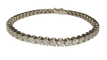 Bracelet Bracelet tennis rivière de diamants NED en or blanc 18K 58 Facettes