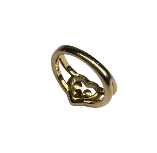 Bague 53 Chopard Happy Diamonds - Bague en or jaune 18k et diamants 58 Facettes