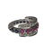 Bague 51 Bague amovible en or 18K avec diamants, rubis et saphirs 58 Facettes 240206