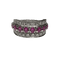 Bague 51 Bague amovible en or 18K avec diamants, rubis et saphirs 58 Facettes 240206