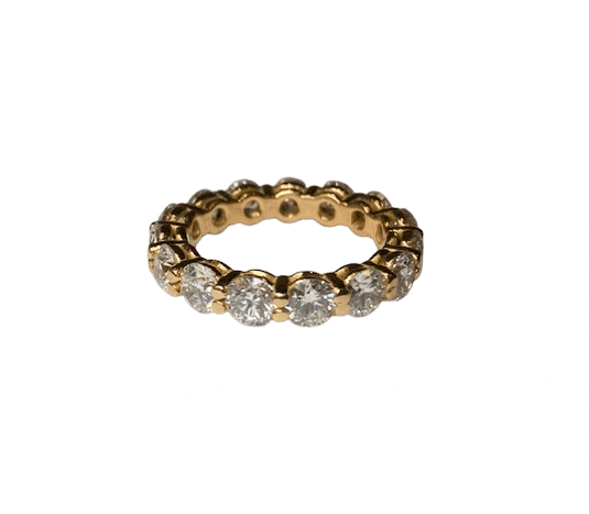 Bague 52 Alliance - Bague en or 18K et diamants 3,75 ct 58 Facettes 250147