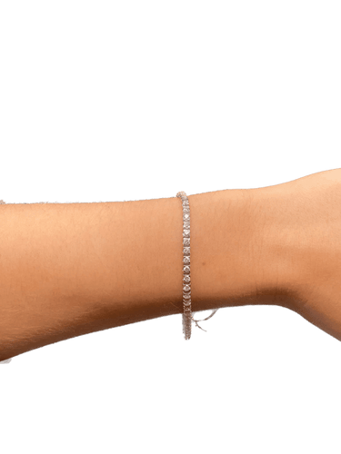 Bracelet Bracelet rivière 54 diamants 2,70 ct en or blanc 18K 58 Facettes 250266