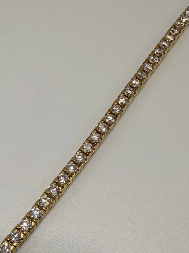 Bracelet Bracelet rivière 54 diamants 2,70 ct en or blanc 18K 58 Facettes 250266