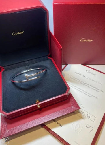 Bracelet Cartier Juste un Clou - Bracelet en or blanc 750 taille 18 58 Facettes