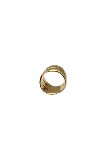 Bague 47 Chanel Ruban - Bague vintage en or jaune 18k et diamants 58 Facettes