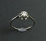 Bague 56 Solitaire - Bague en platine avec diamant taille brillant 58 Facettes 1061428