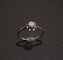 Bague 56 Solitaire - Bague en platine avec diamant taille brillant 58 Facettes 1061428