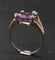 Bague 59 Bague améthyste et diamants en or blanc 18 carats 58 Facettes 1035125