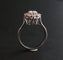 Bague 53 Bague marguerite en or blanc 18 carats et diamants 1 ct 58 Facettes