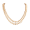Collier Collier - Perles de culture 2 rangs avec fermoir en or jaune 18 carats 58 Facettes