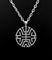 Pendentif Pendentif circulaire - Onyx et diamants en or blanc 18 carats 58 Facettes