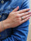 Bague 53 Bague marguerite ancienne en or jaune 18 carats, platine et diamants 58 Facettes