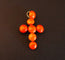Pendentif Pendentif croix en corail ancien en or 18 carats 58 Facettes