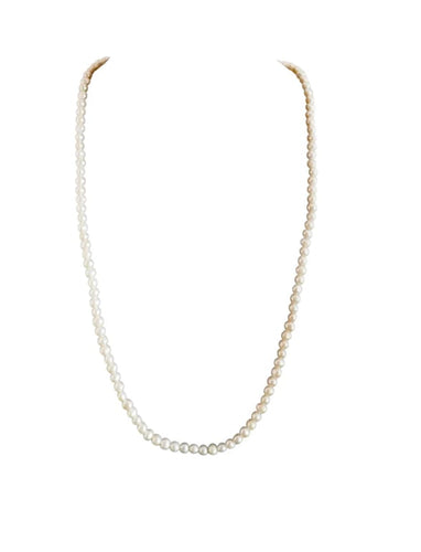 Collier Sautoir de perles de culture - Collier choker avec fermoir en or jaune 18 carats 58 Facettes